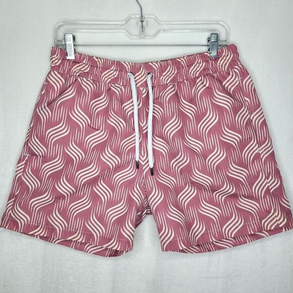 Frescobol Carioca Patterned Swimming Trunks Size Large Short - Picture 1 of 9
